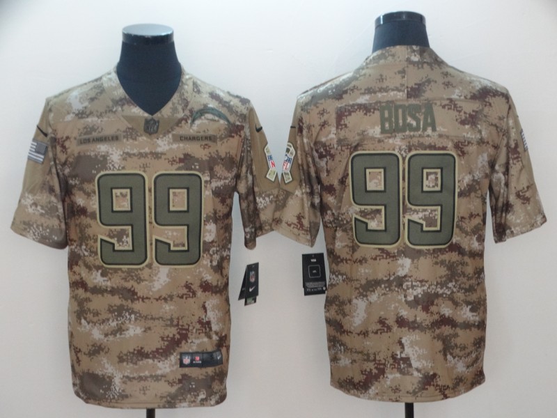 Men's Los Angeles Chargers Joey Bosa #99 Camouflage Jersey